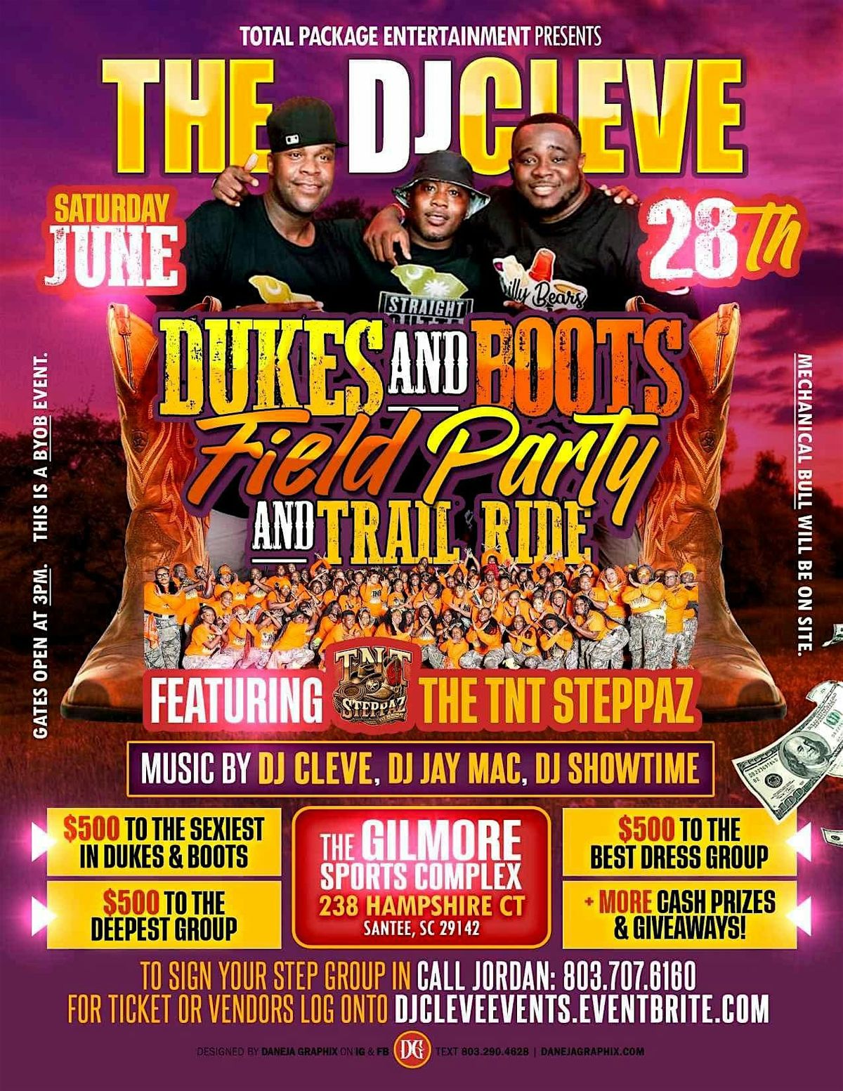 DJ CLEVE DUKES & BOOTS FIELD PARTY & TRAIL RIDE, 28 June | Event in Santee | AllEvents