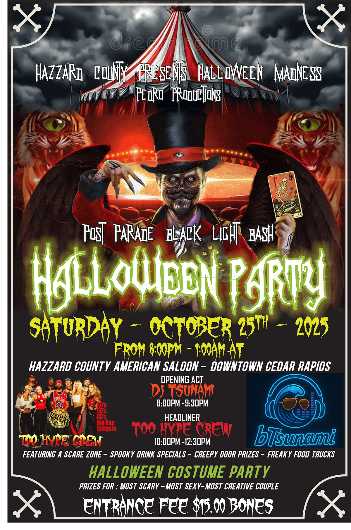 POST PARADE BLACK LIGHT BASH, 25 October | Event in Cedar Rapids | AllEvents