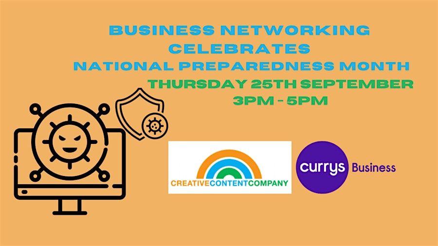 Business Networking Celebrates National Preparedness Month, 25 September | Event in Peterborough | AllEvents