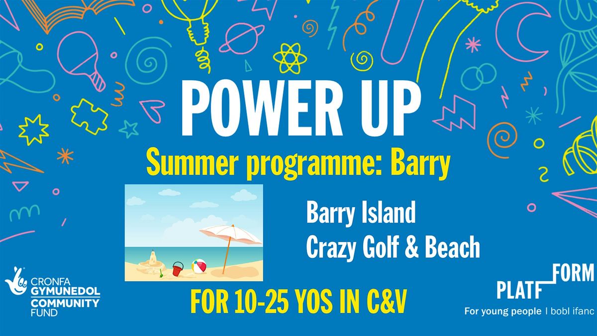 Power Up Summer: Barry- Barry Island Crazy Golf & Beach Games, 28 August | Event in Barry | AllEvents