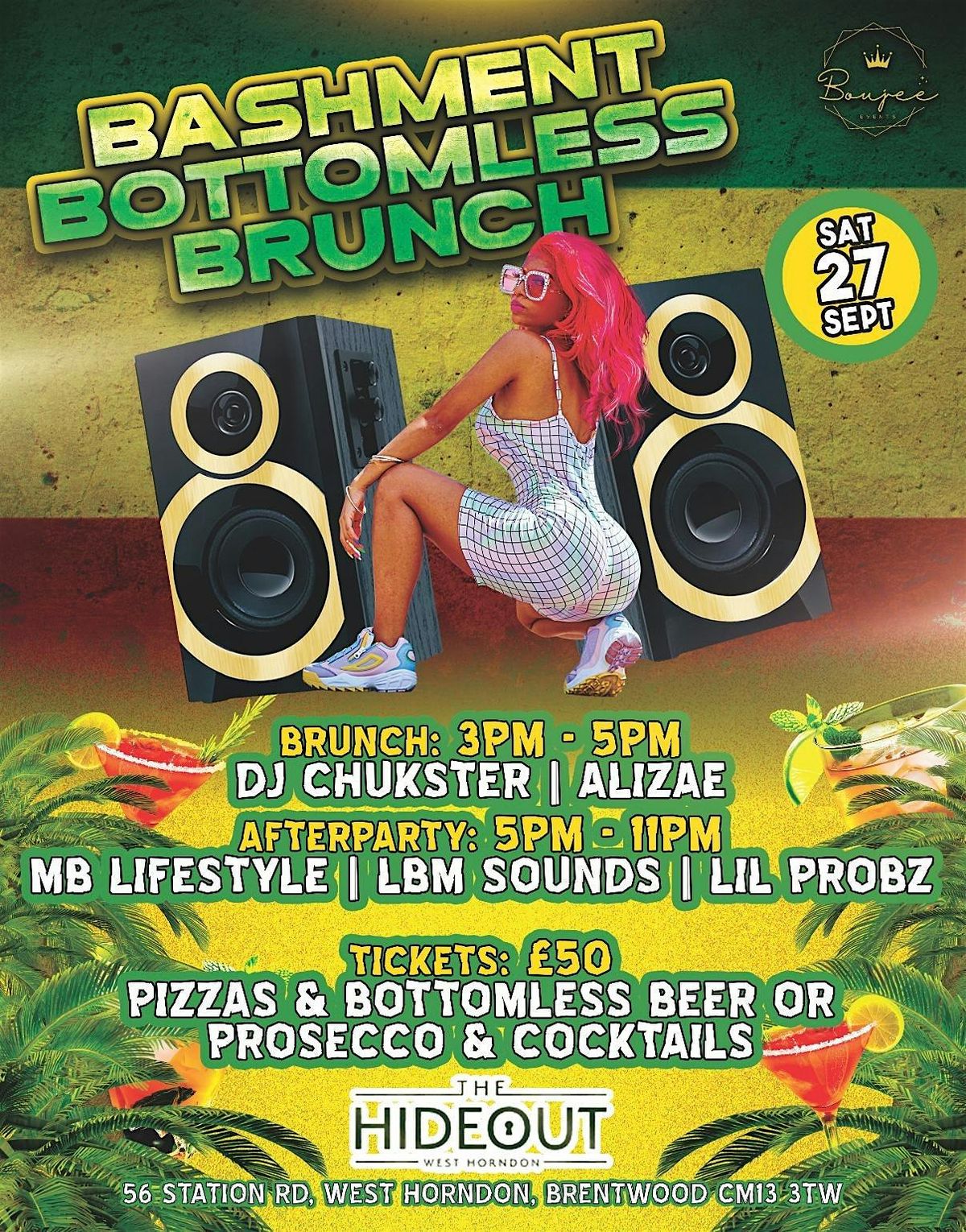 Boujee Bashment Bottomless Brunch, 27 September | AllEvents