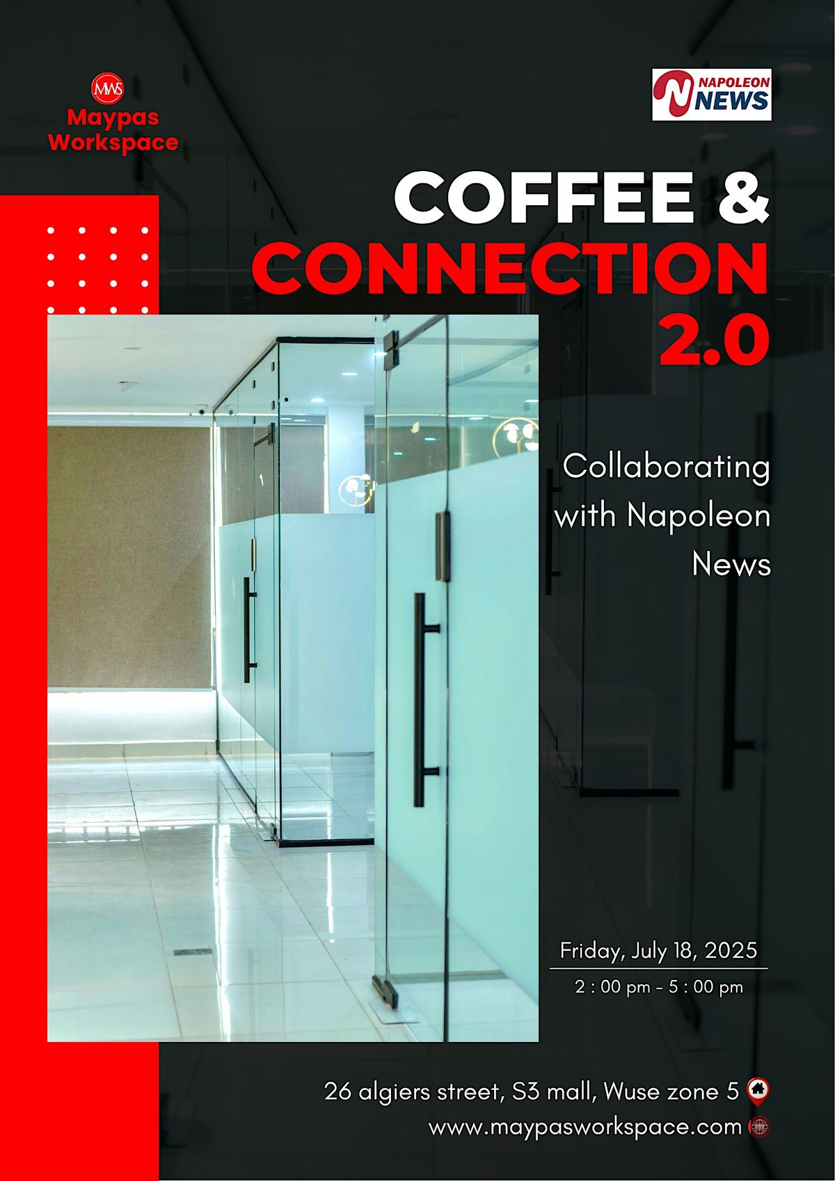 COFFEE AND CONNECTION 2.0, 18 July | Event in Abuja | AllEvents