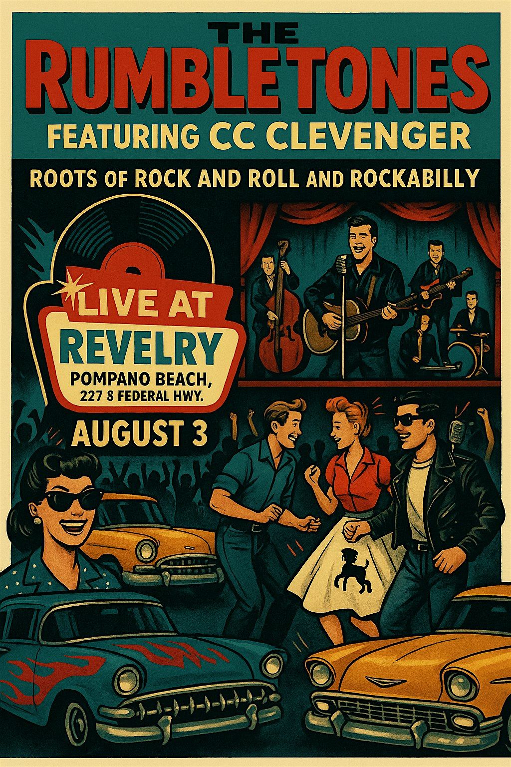 Swing & Rockabilly Dance Night with The Rumbletones, 3 August | Event in Pompano Beach | AllEvents