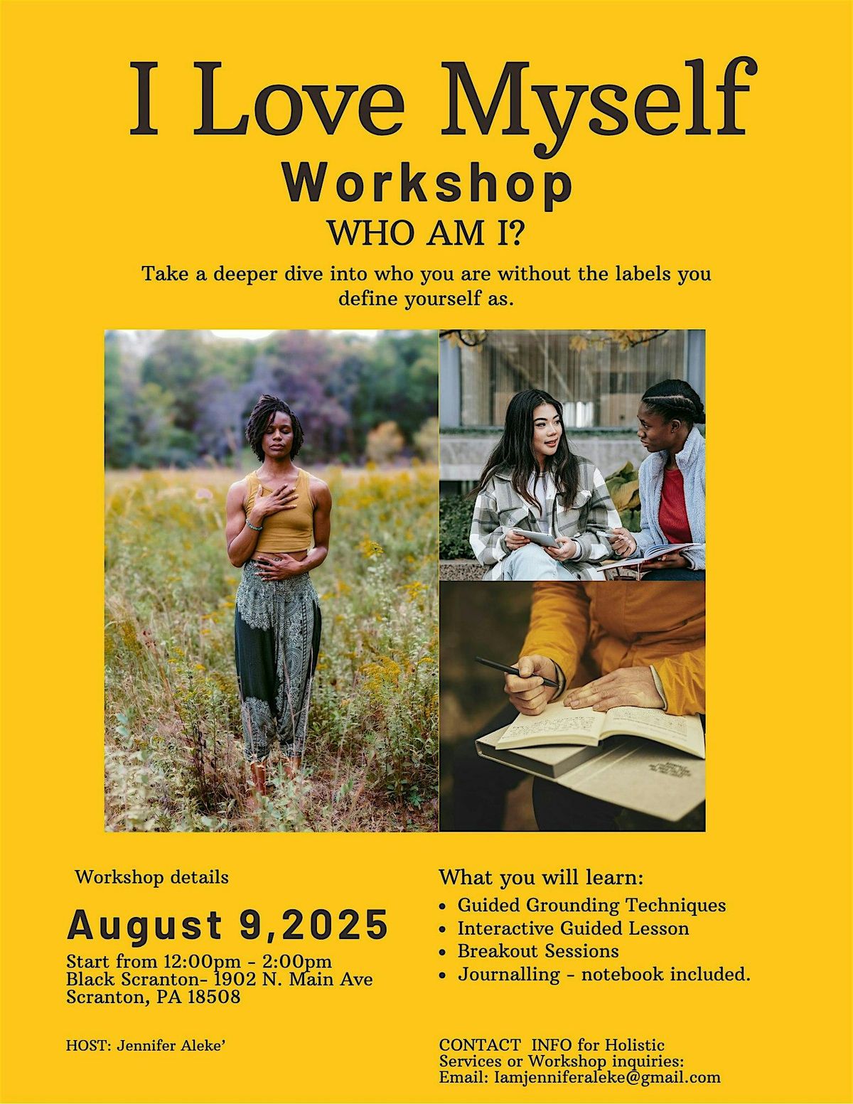 I Love Myself Wellness Workshop, 9 August | Event in Scranton | AllEvents