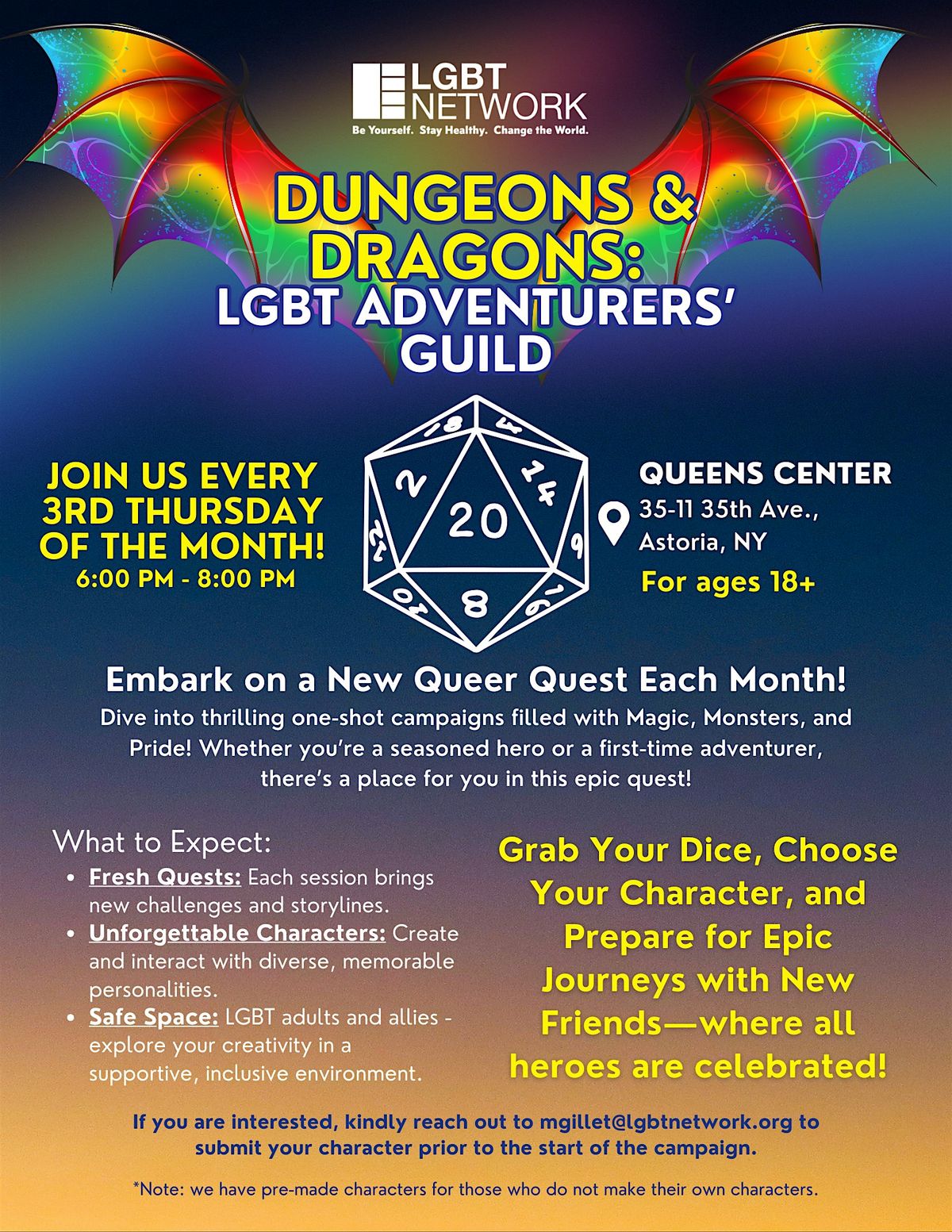 Dungeons & Dragons: LGBT Adventurers’ Guild, 15 May | Event in Queens | AllEvents