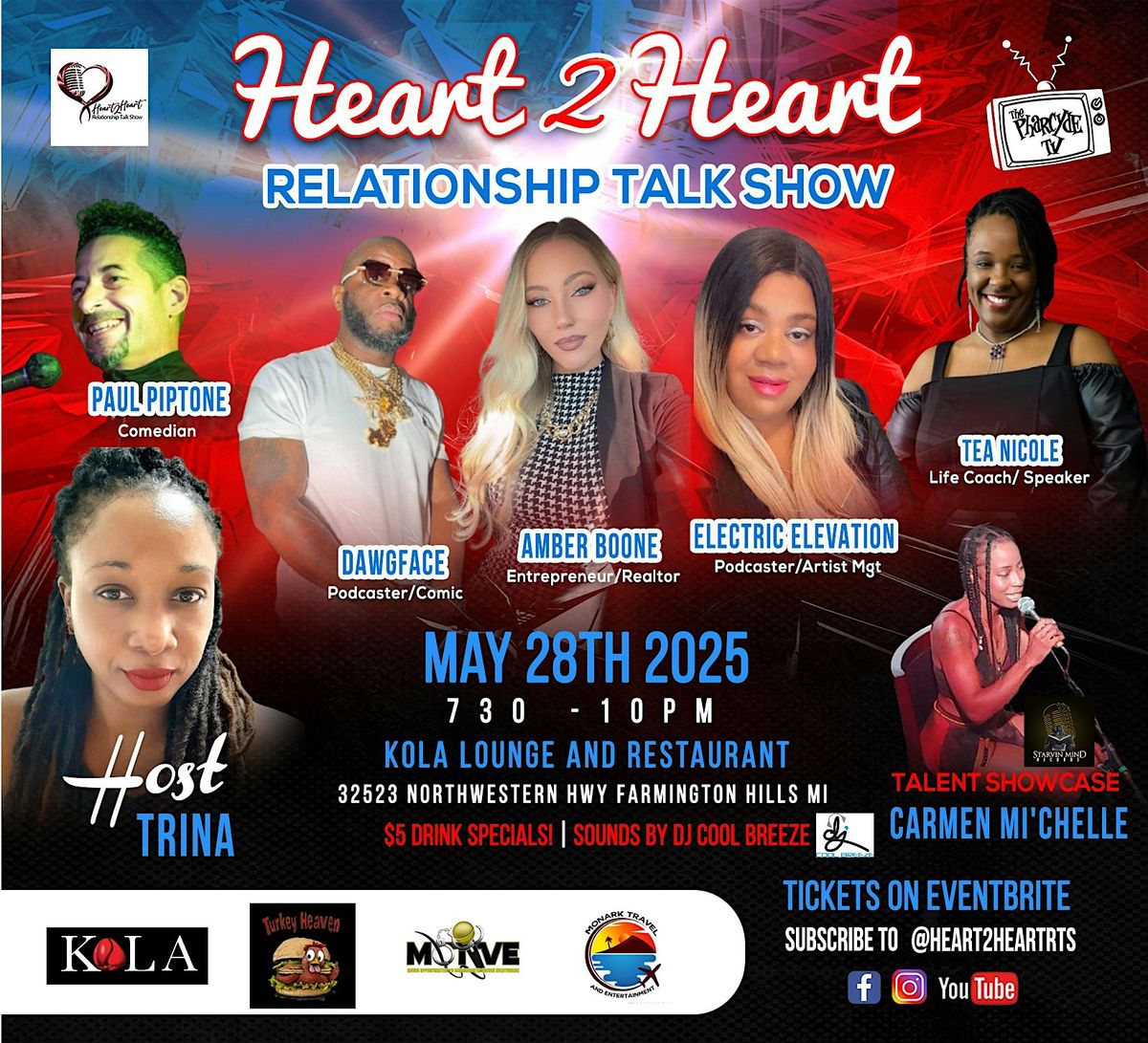 HEART 2 HEART RELATIONSHIP TALK SHOW | Event in Farmington Hills | AllEvents