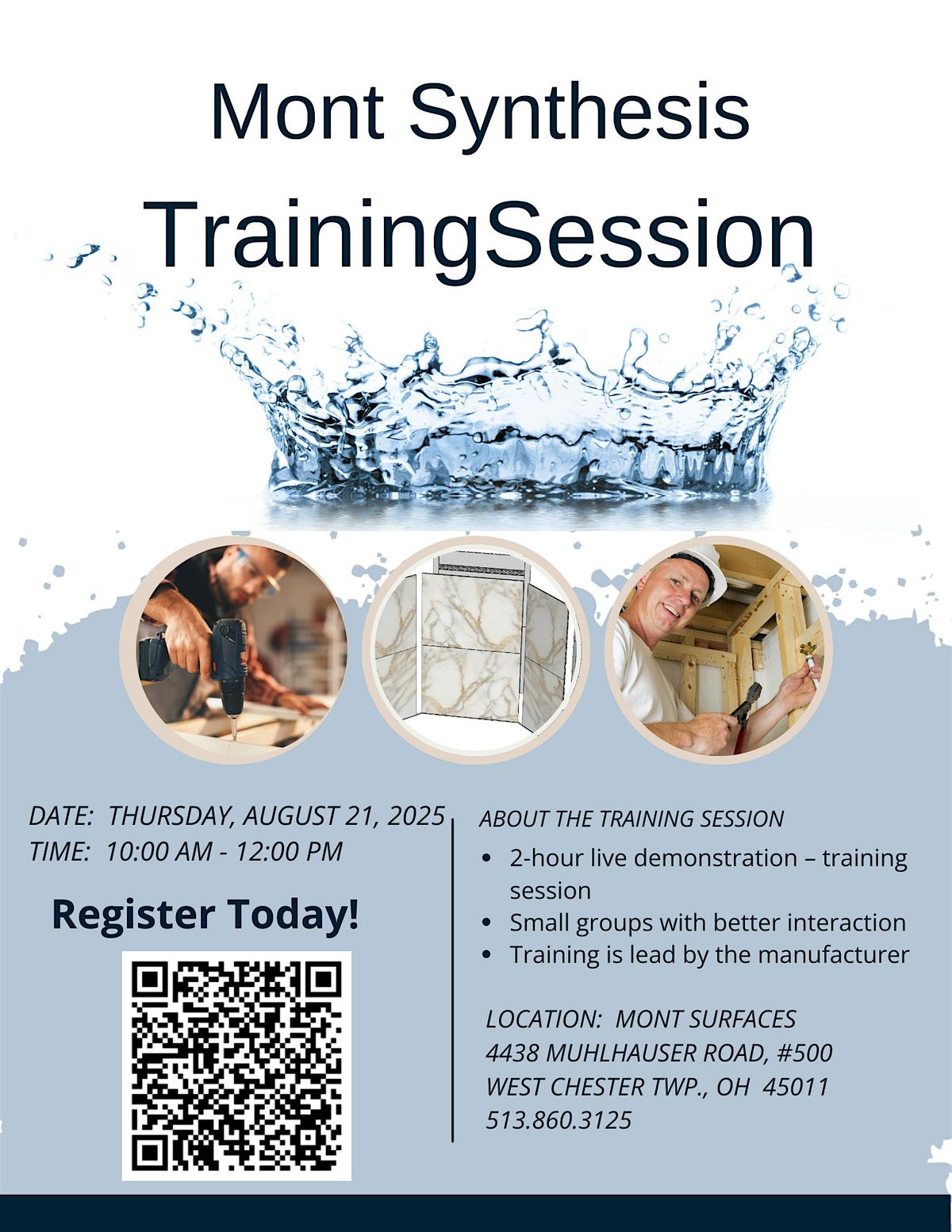 Mont Surfaces-Synthesis Training, 21 August | Event in West Chester Township | AllEvents