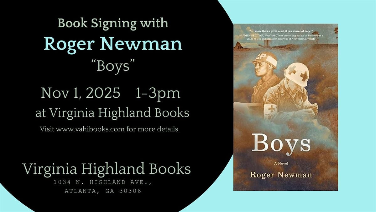 Book Signing with Author Roger Newman, 1 November | Event in Atlanta | AllEvents