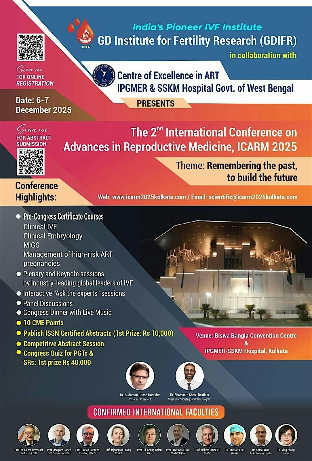 ICARM 2025 – India’s Premier International Conference on Assisted Reproduct, 6 December | Event in New Town