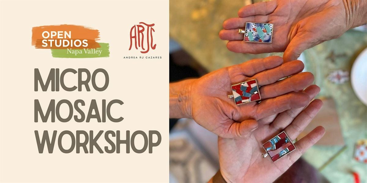 Free Micro Mosaic Workshop: Open Studios 2025, 28 September | Event in Yountville | AllEvents