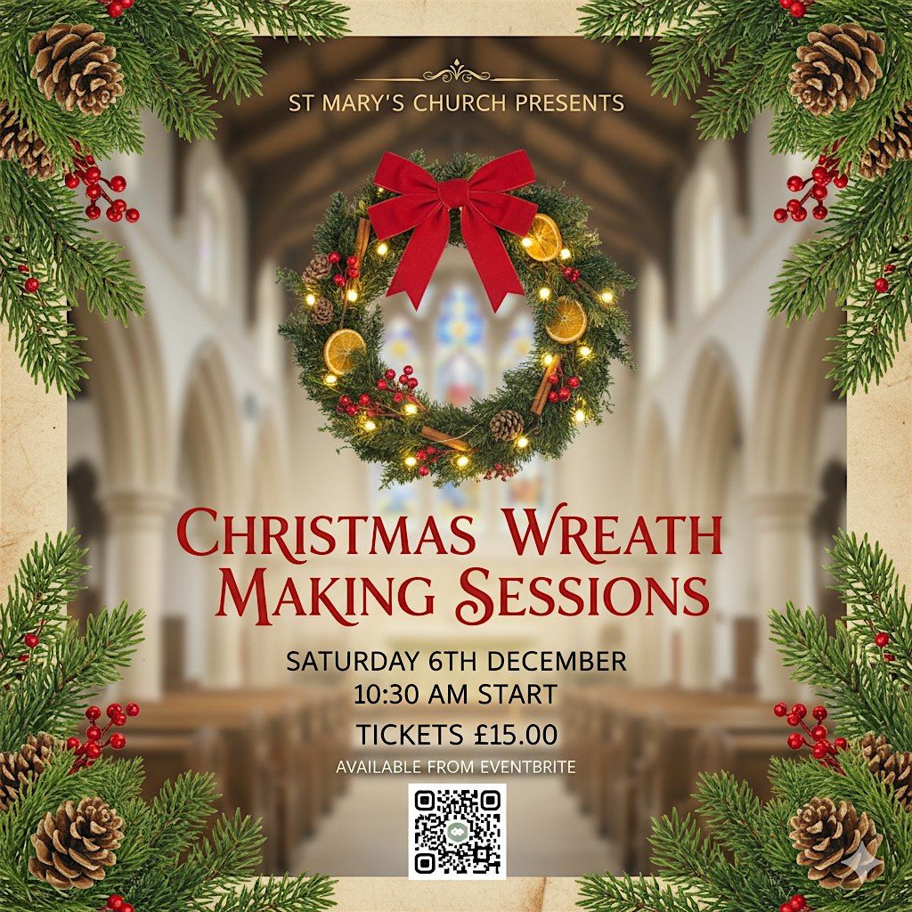 Christmas Wreath Making Workshop, 6 December | Event in Northampton | AllEvents
