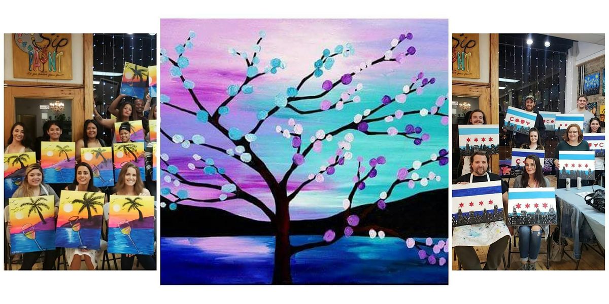 BYOB Sip & Paint Class “Twilight Tree”, 27 June | Event in Chicago | AllEvents