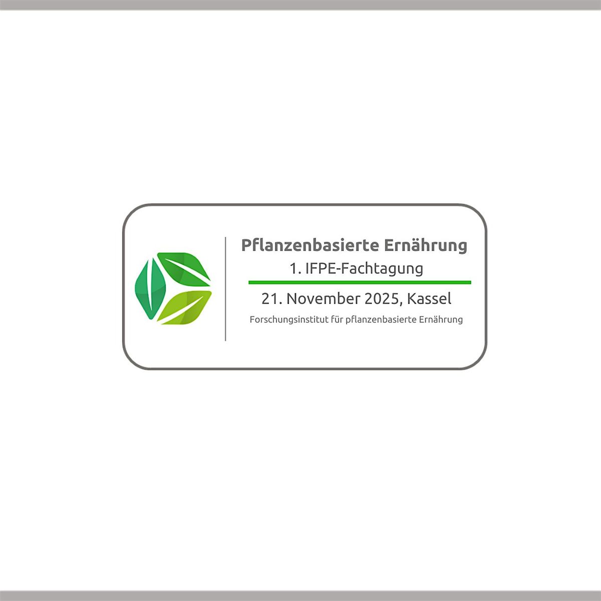 1. IFPE-Fachtagung, 21 November | Event in Kassel | AllEvents
