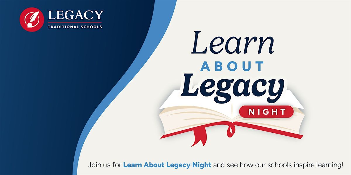 Learn About Legacy Night at East Mesa, 4 November | Event in Mesa | AllEvents