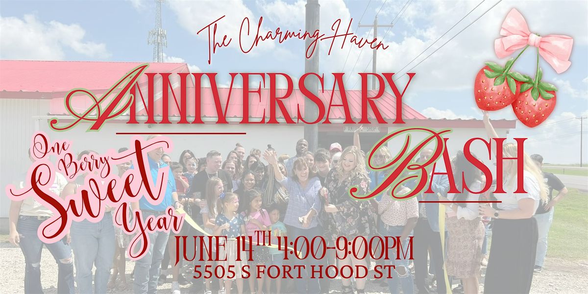 The Charming Haven Anniversary Bash, 14 June | Event in Killeen | AllEvents