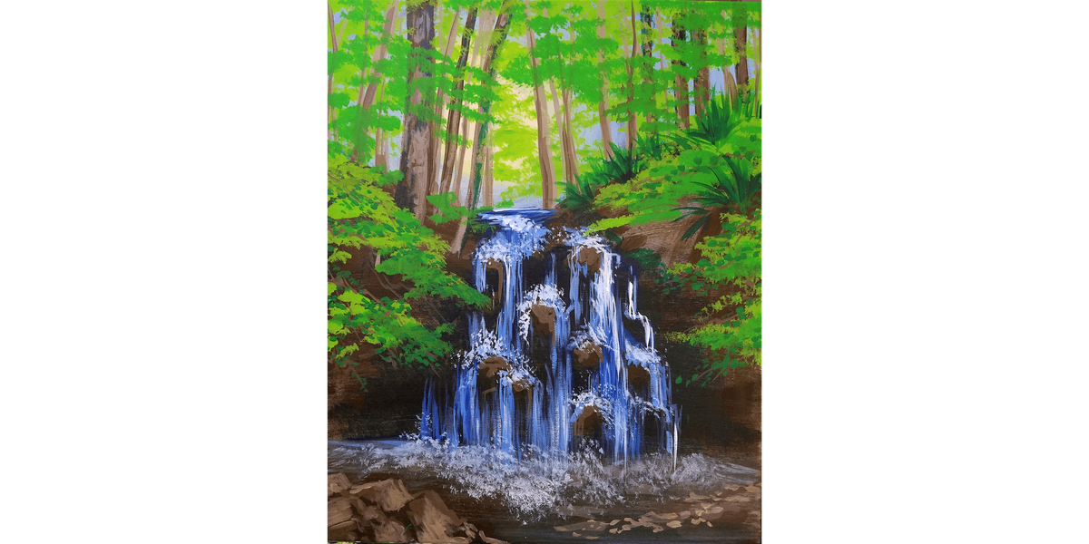 Green Forest Falls - Paint and Sip in Norfolk | Classpop!™, 13 August | Event in Norfolk | AllEvents