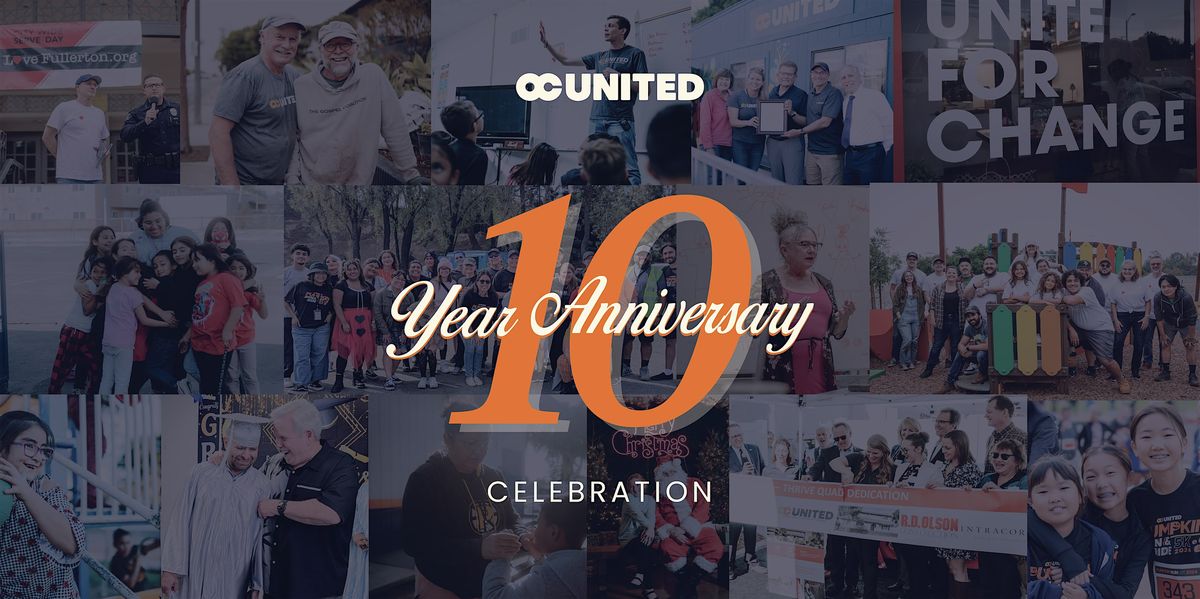 OC United 10 Year Anniversary Celebration, 15 May | Event in Fullerton | AllEvents