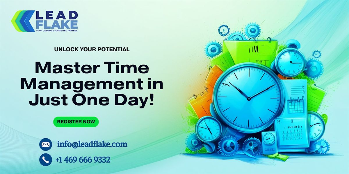Effective Time Management Skills 1 Day Workshop in Leicester | Event in Leicester | AllEvents