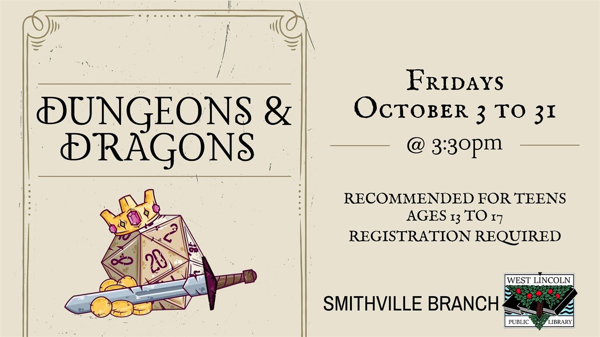 Dungeons & Dragons | Event in Smithville | AllEvents