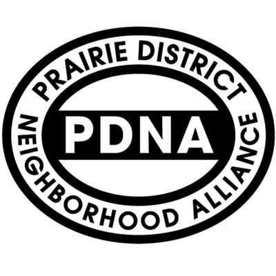 Prairie District Neighborhood Alliance logo