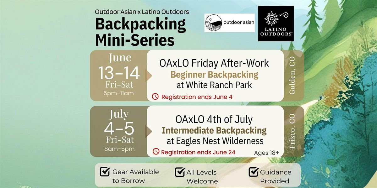 LO Colorado | OAxLO 4th of July Intermediate Backpacking, 4 July | Event in Frisco | AllEvents