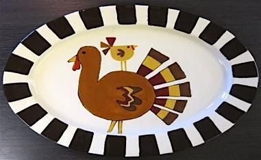 Gobble Gobble Gobble Hand Painted Platter, 13 November | Event in Delmont | AllEvents