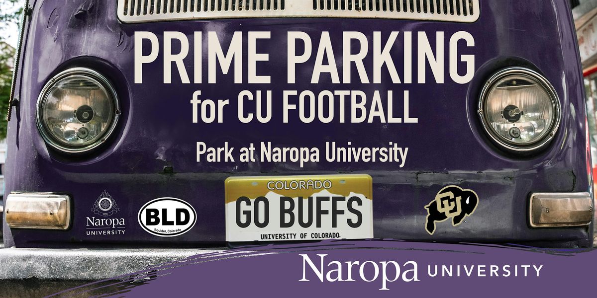 Prime Parking for CU Football at Naropa University - November 1, 1 November | Event in Boulder | AllEvents