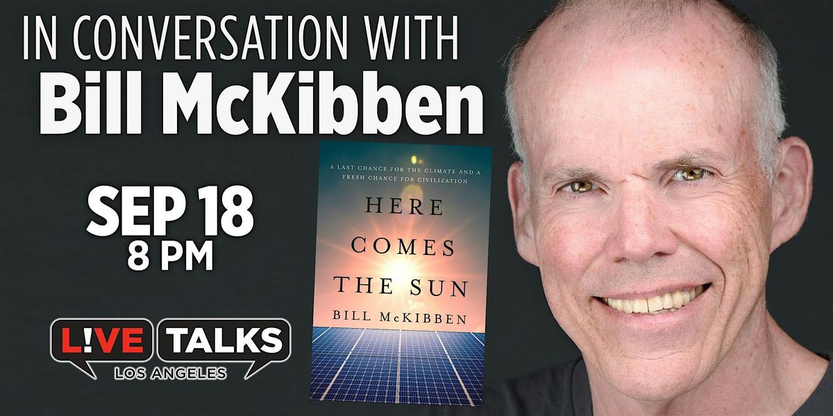 An Evening with Bill McKibben, 18 September | Event in Santa Monica | AllEvents