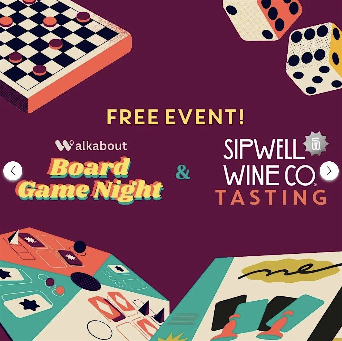 Game Night & Wine Tasting, 26 August | Event in San Diego | AllEvents