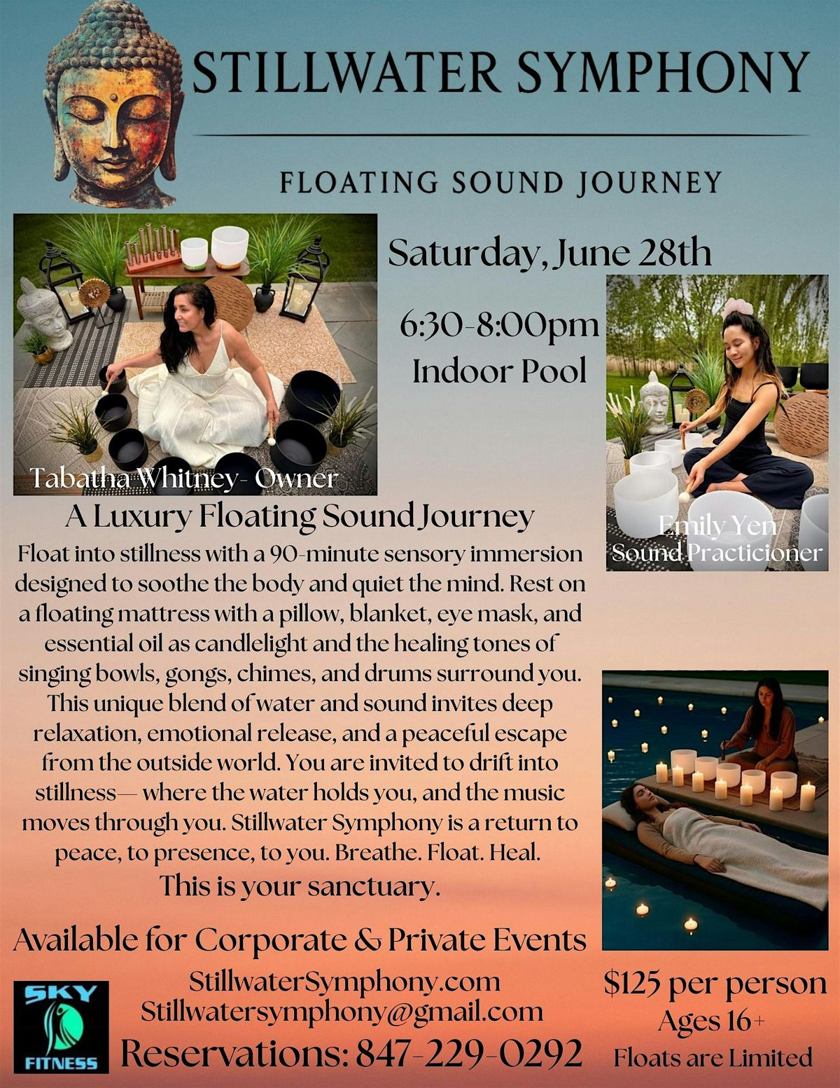 A Luxury Floating Sound Journey, 28 June | Event in Buffalo Grove | AllEvents