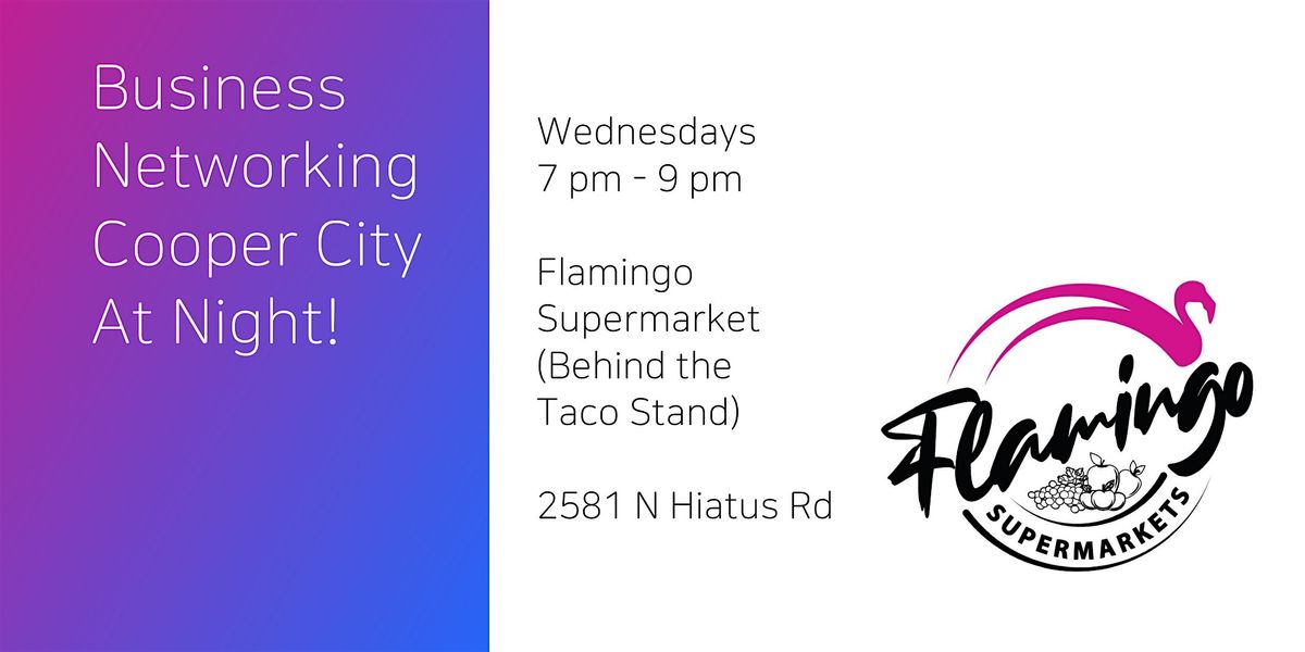 Business Networking in Cooper City at Night! | Event in Hollywood | AllEvents