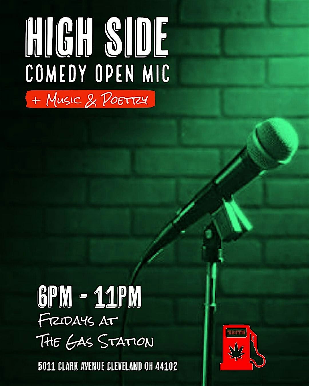 High Side Comedy, Music and Poetry Open Mic | Event in Cleveland | AllEvents