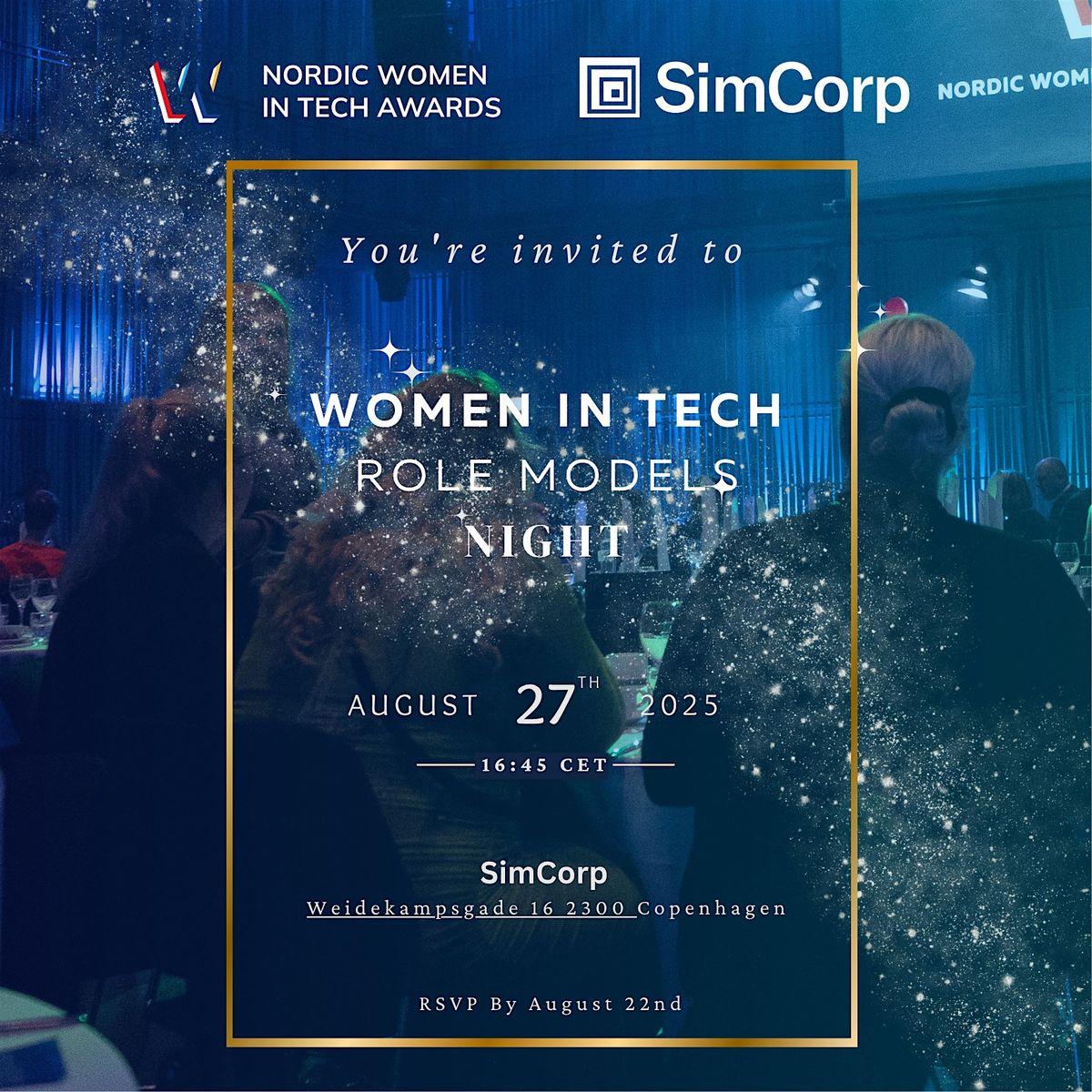 Women in Tech Role Models Night with SimCorp, 27 August | Event in Copenhagen  | AllEvents