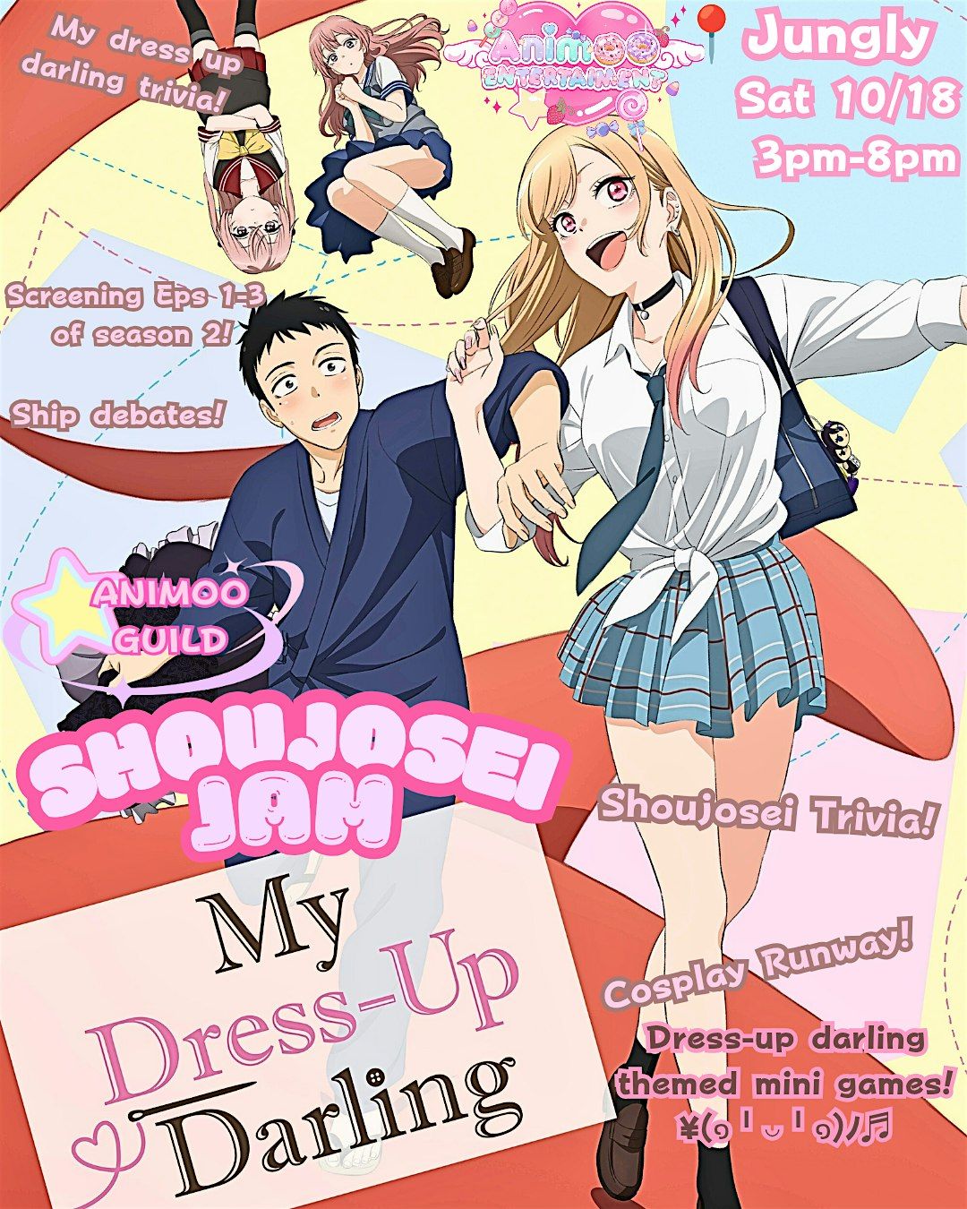 My Dress-Up Darling Shoujosei  Jam!, 18 October | Event in Brooklyn | AllEvents