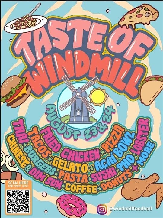 Taste Of The Windmill, 23 August | Event in Carlsbad | AllEvents