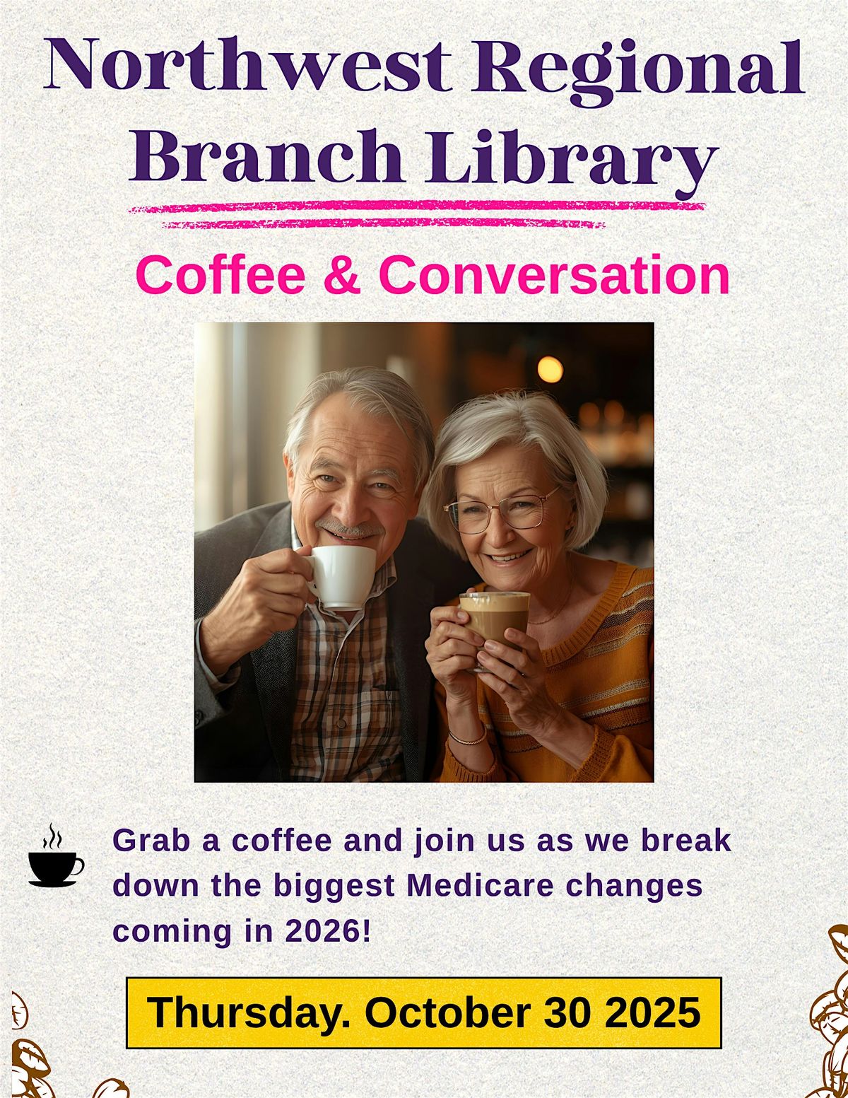 Coffee & Conversation, 30 October | Event in Coral Springs | AllEvents