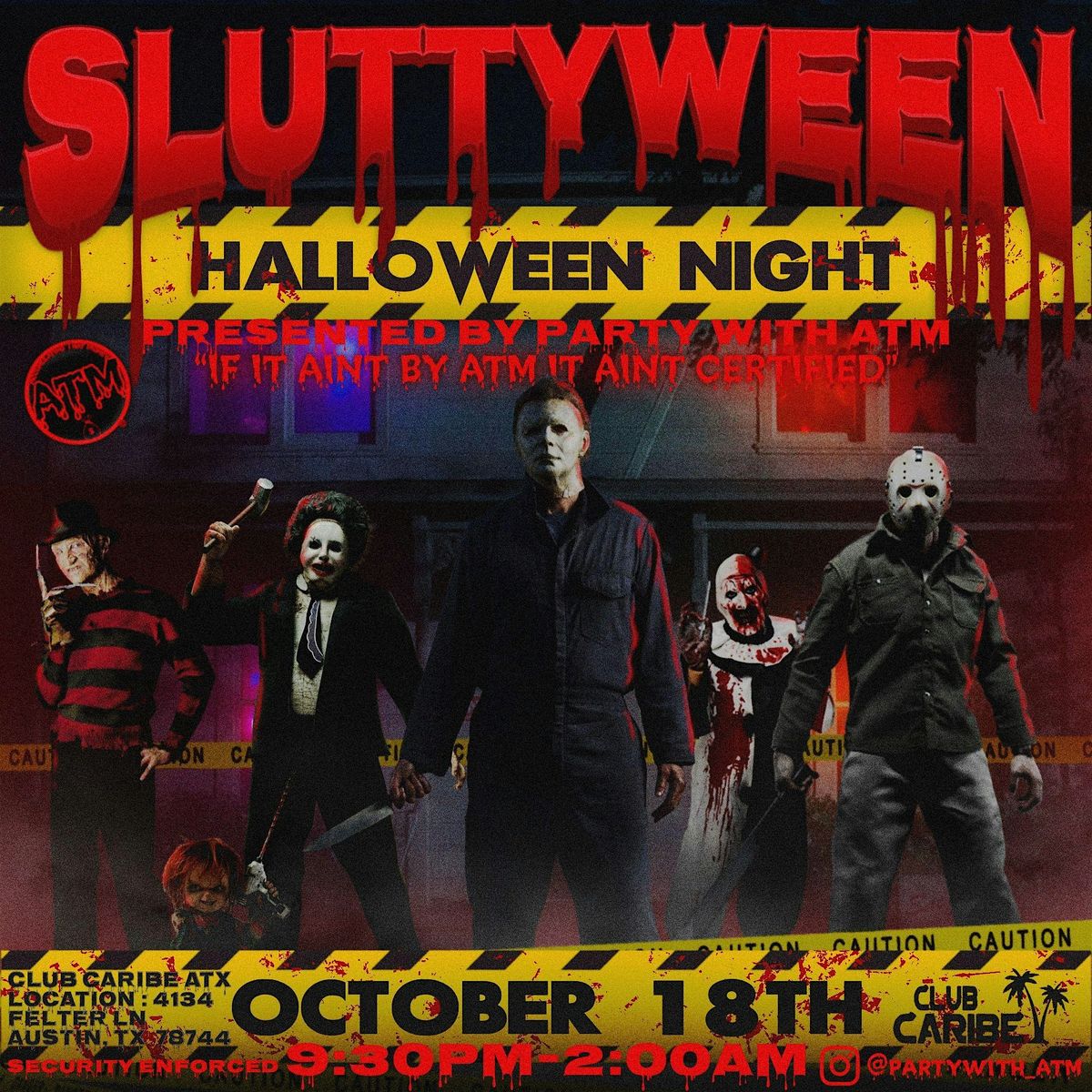 SLUTTYWEEN PRE GAME, 18 October | Event in Austin | AllEvents