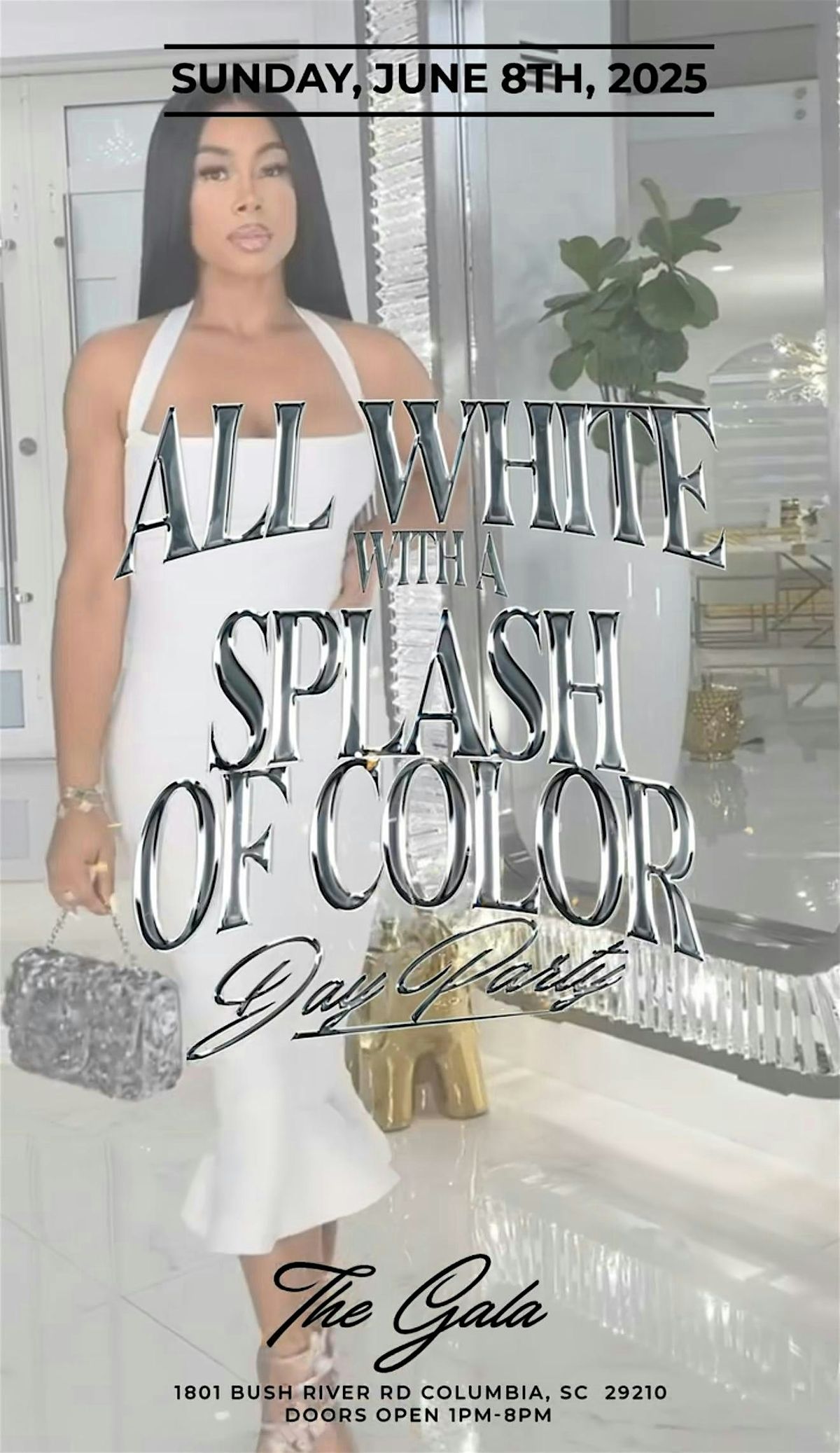 All White With Splash Of Color 2025 Day Party, 8 June | Event in Columbia | AllEvents