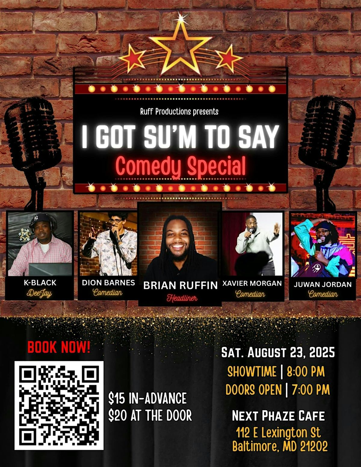I got su'm to say, 23 August | Event in Baltimore | AllEvents