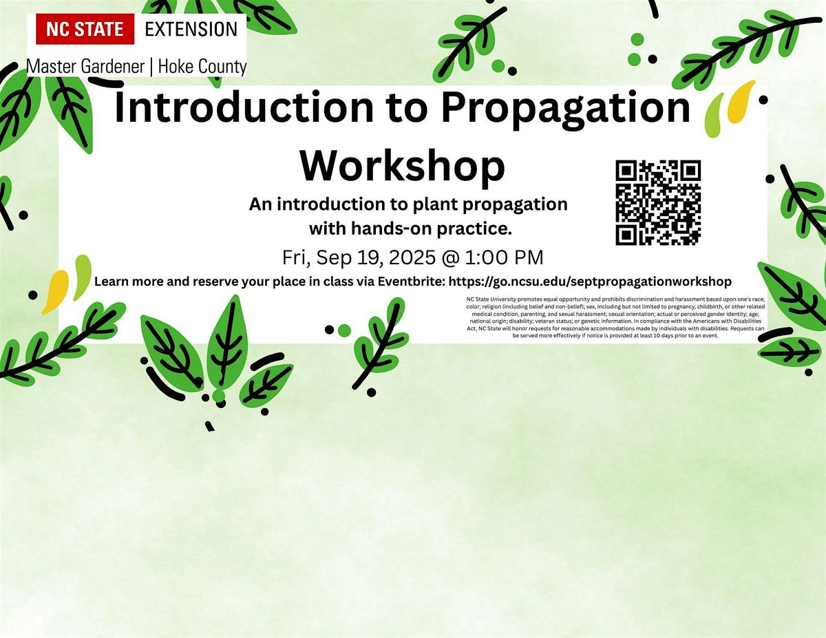Introduction to Propagation Workshop, 19 September | Event in Raeford | AllEvents