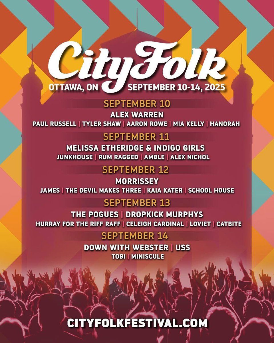 CityFolk Festival: Down with Webster  USS & Tobi - Sunday, 13 September | Event in Ottawa | AllEvents