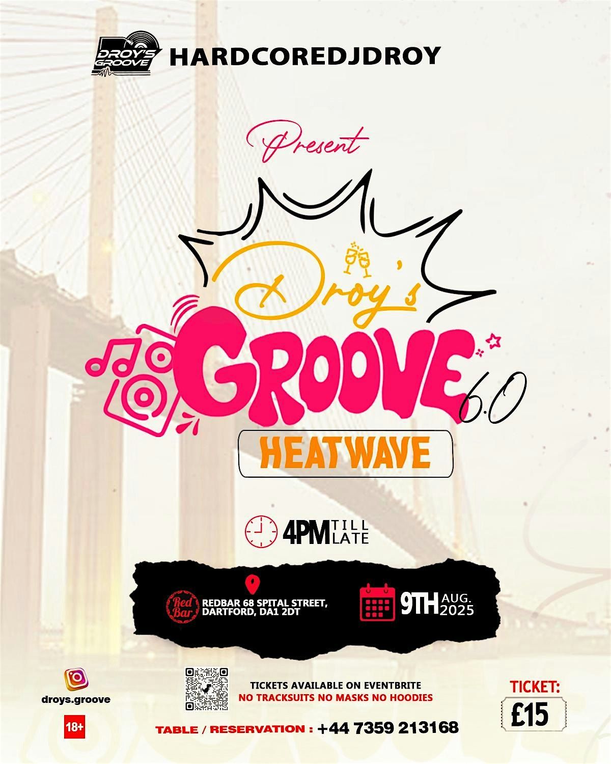 Droy's Groove 6.0 - Heatwave, 9 August | Event in Dartford | AllEvents