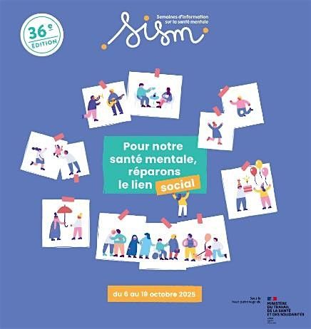Conférence "Pour notre santé mentale, réparons le lien social!", 13 October | Event in Nice | AllEvents