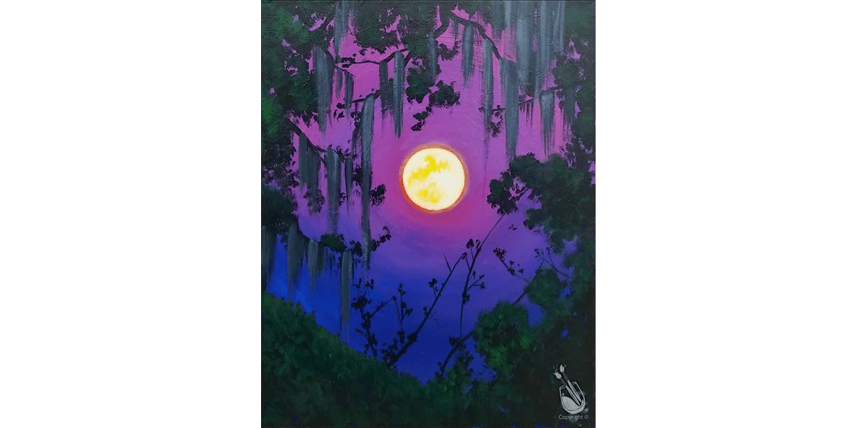 Stunning Moonlight - Paint and Sip in Denver | Classpop!™, 18 August | Event in Denver | AllEvents