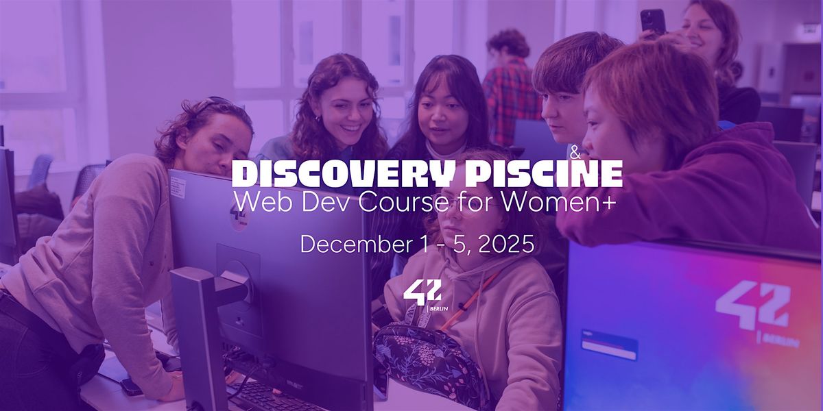 Free Onsite Coding Course for Women+: The Basics of WebDev in 5 days, 1 December | Event in Berlin | AllEvents