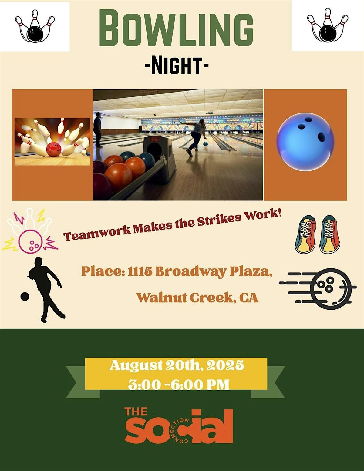 Bowling Night, 20 August | Event in Walnut Creek | AllEvents