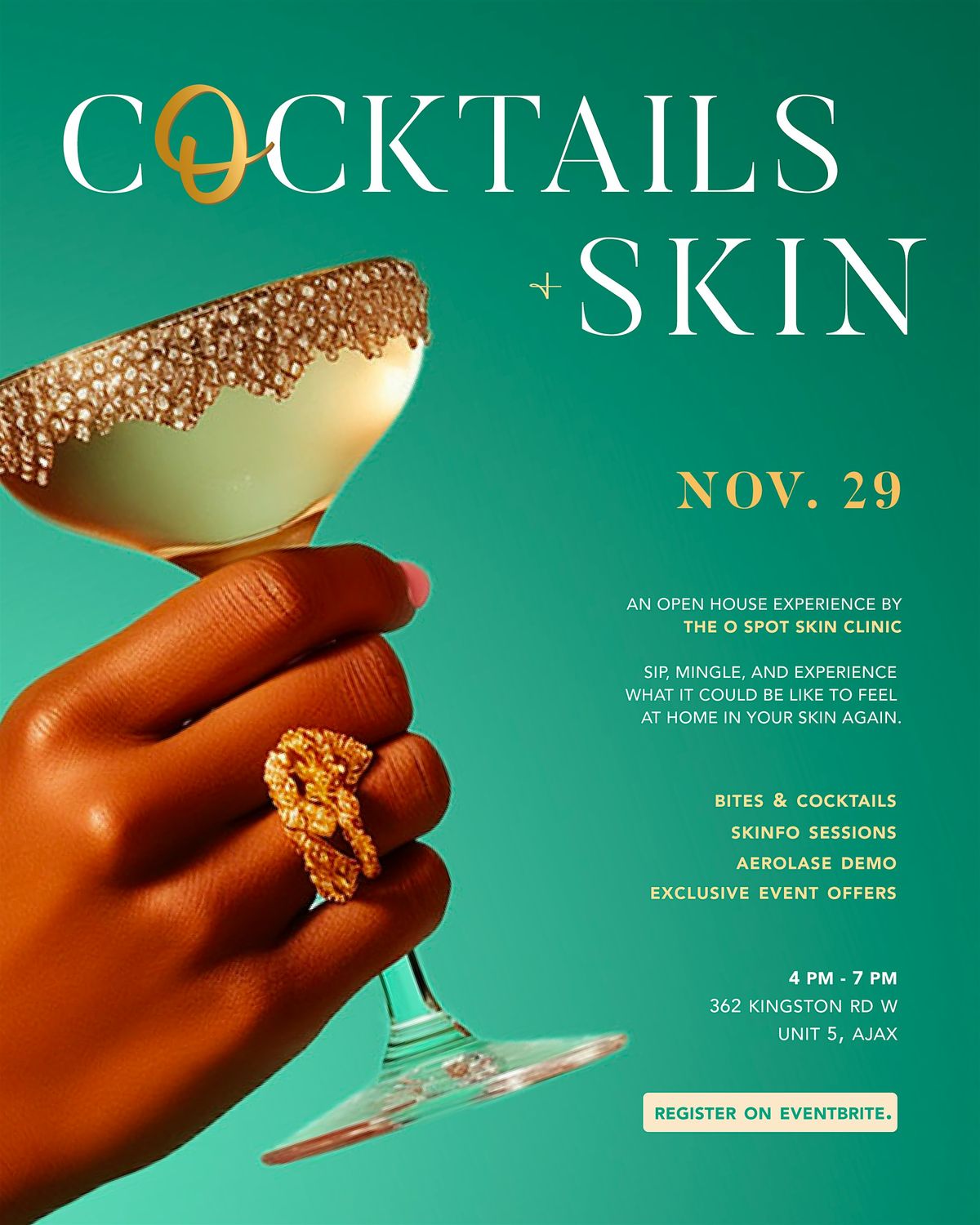 Coctails & Skin, 29 November | Event in Ajax | AllEvents