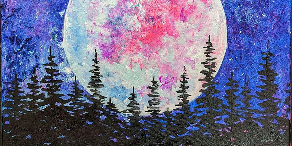 Vibrant Moon - Paint and Sip by Classpop!™, 25 June | Event in Gilbert | AllEvents
