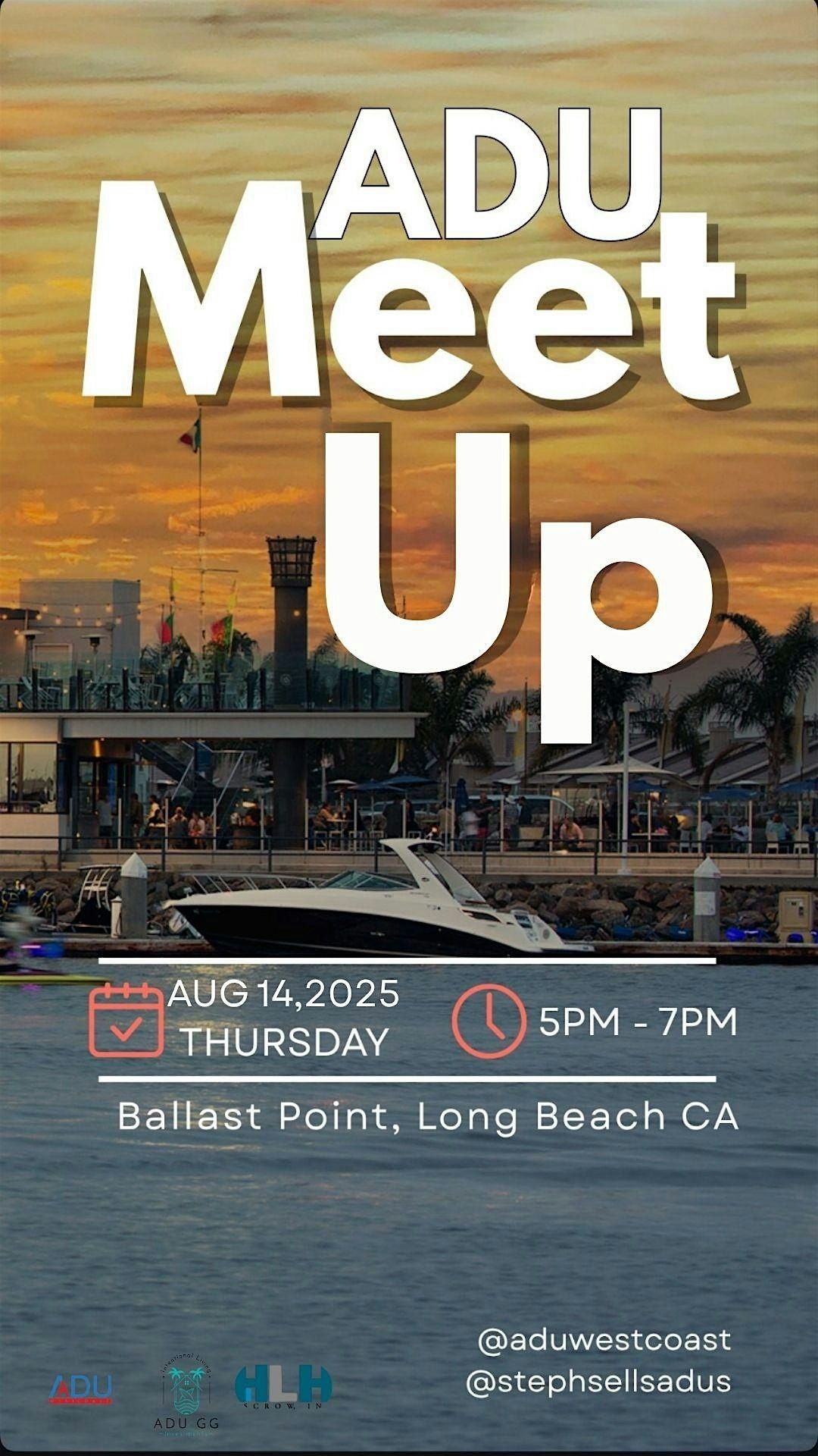 ADU MEETUP | Build, Connect & Learn!, 14 August | Event in Long Beach | AllEvents