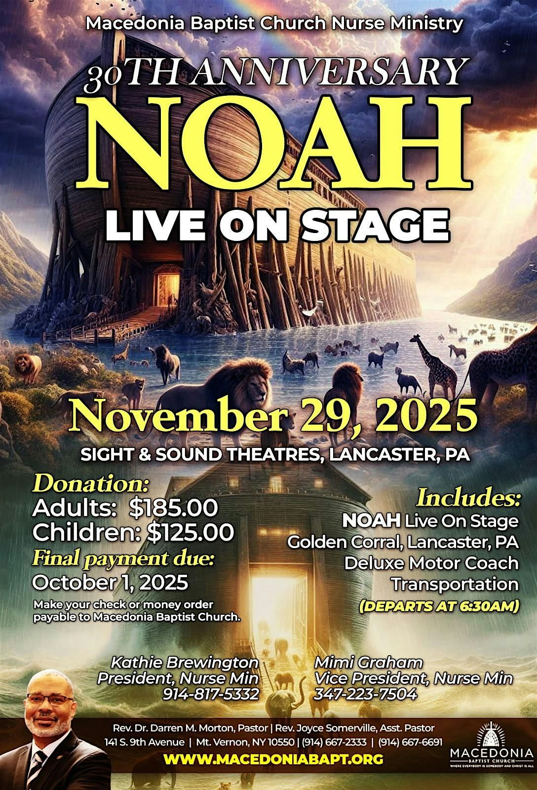 NOAH Live on Stage, 29 November | Event in Mount Vernon | AllEvents